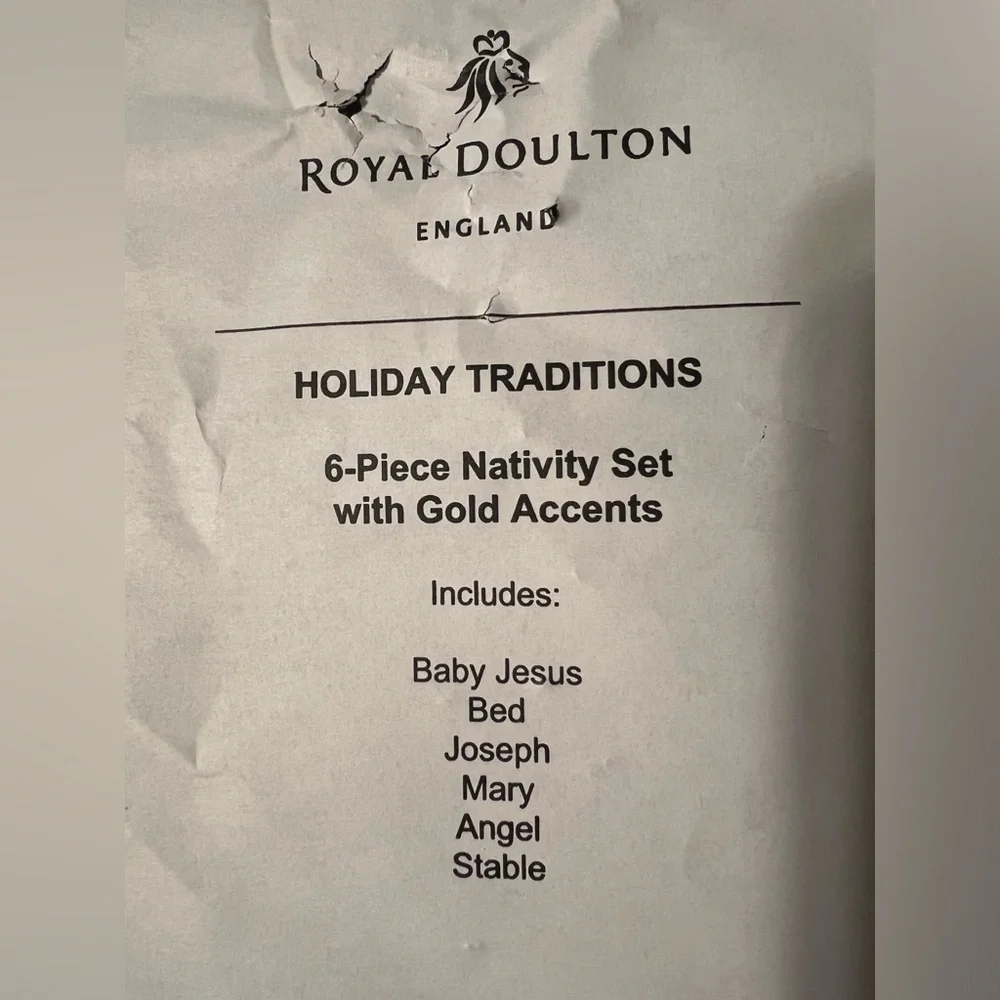 Royal Doulton Nativity Set - Picture 6 of 6